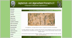 Desktop Screenshot of bjv-kronach.de